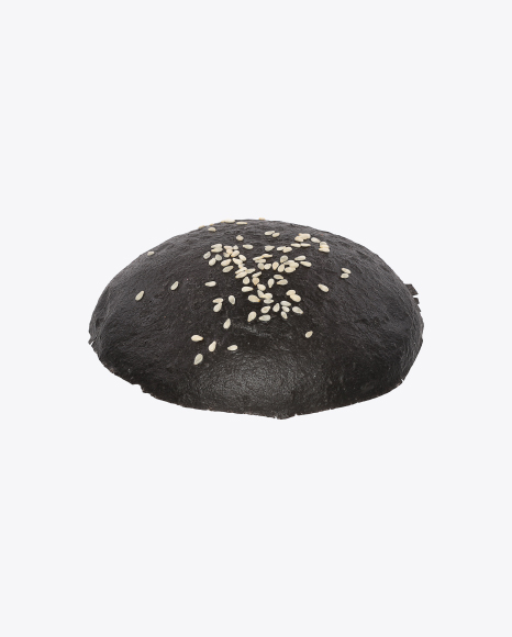 download black burger bun top transparent png on yellow images 360 black burger bun top transparent png