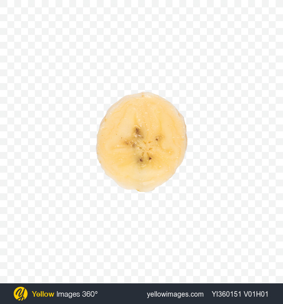 Download Download Banana Slice Transparent Png On Yellow Images