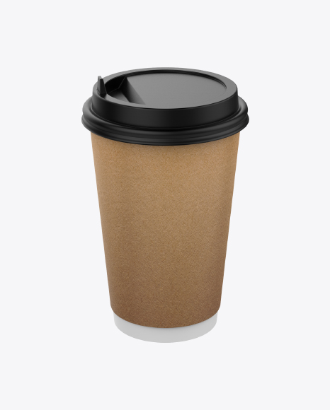 Free Big Craft Paper Coffee Cup