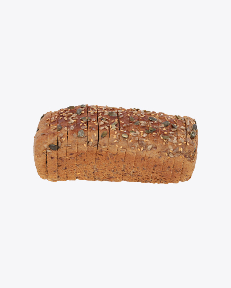 Free Sliced Loaf of Bread with Seeds