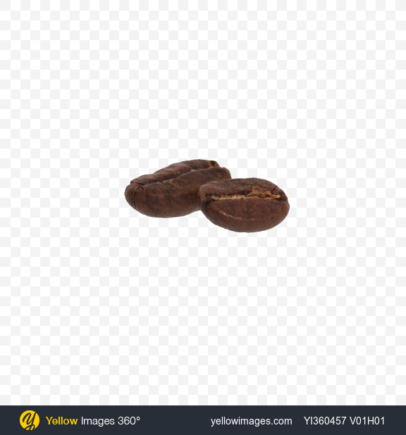 Download Download Two Coffee Beans Transparent Png On Yellow Images 360 PSD Mockup Templates