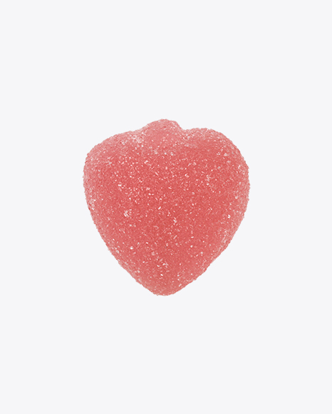 Free Pink Candied Fruit Jelly Piece