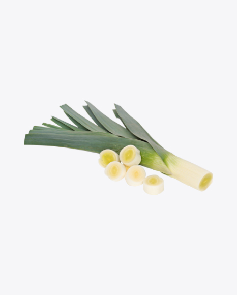 Free Trimmed Leek and Slices