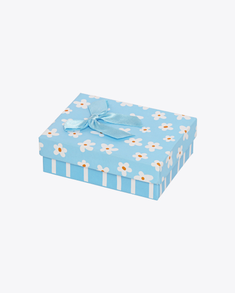 Free Blue Gift Box with Bow