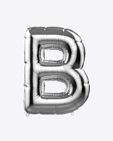 Free Letter B Foil Balloon