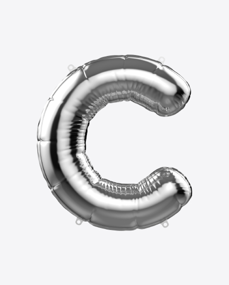 Free Letter C Foil Balloon