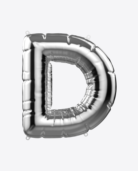 Free Letter D Foil Balloon