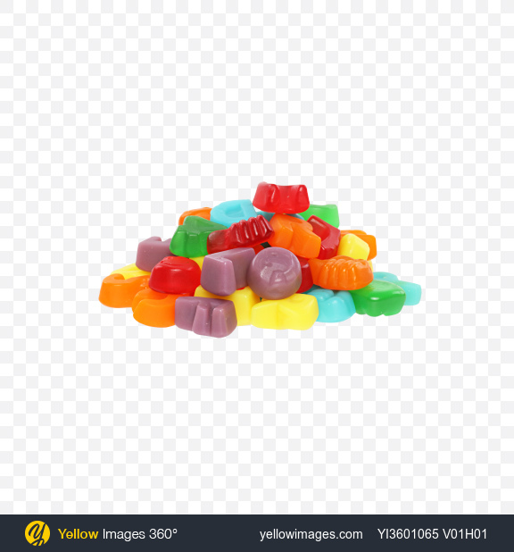 Download Download Bulk Of Gummy Candies Transparent Png On Yellow Images 360 PSD Mockup Templates