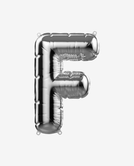 Free Letter F Foil Balloon