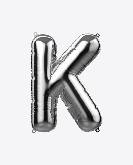 Free Letter K Foil Balloon