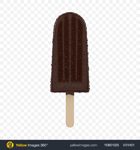 Download Download Ice Cream Bar With Chocolate Sprinkles Transparent Png On Yellow Images 360 PSD Mockup Templates