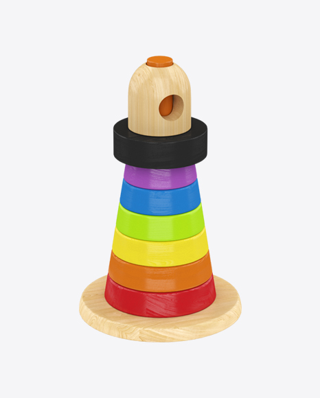 Free Wooden Toy Pyramid