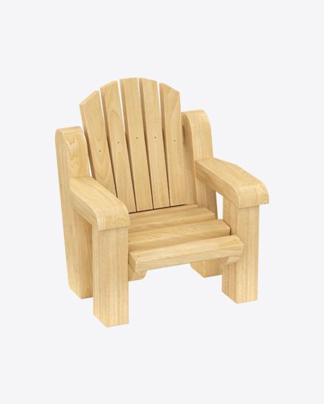 Free Kids Wooden Armchair