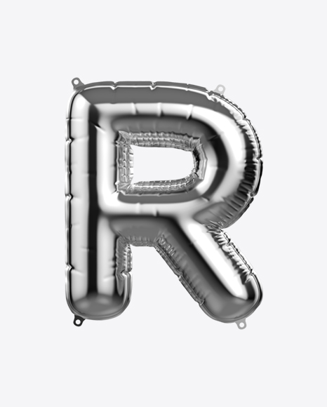 Free Letter R Foil Balloon