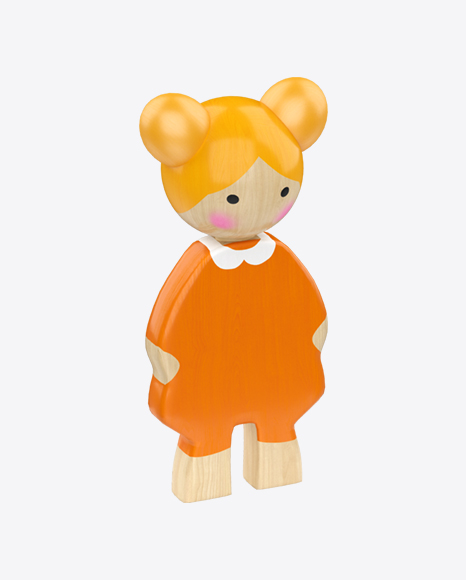 Free Wooden Toy Girl