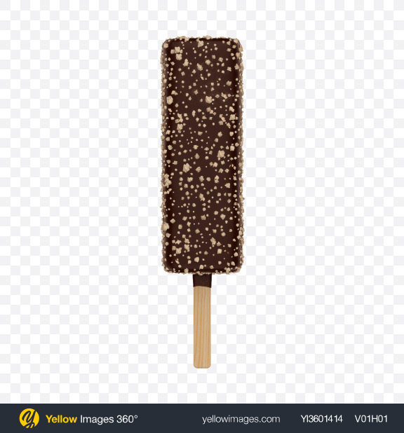 Download Download Ice Cream Bar With Nuts Sprinkling Transparent Png On Yellow Images 360 Yellowimages Mockups