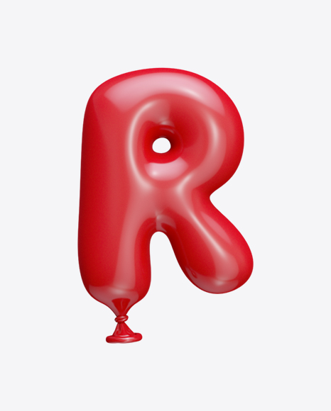 Free Letter R Balloon