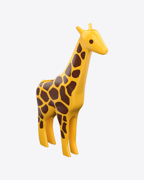 small plastic giraffe