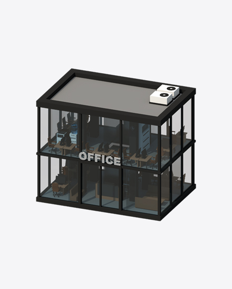 Free Low Poly Office Building