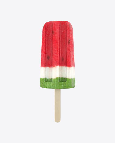 Free Striped Watermelon Ice Lolly