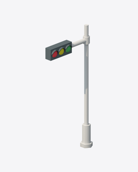 Free Low Poly Traffic Lights