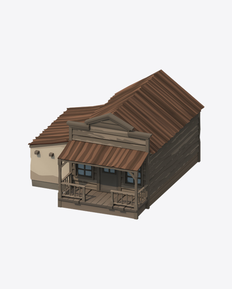 Free Low Poly Western Jail