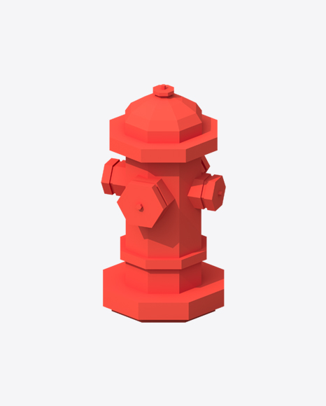 Free Low Poly Hydrant