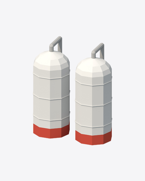 Free Low Poly Storage Tanks