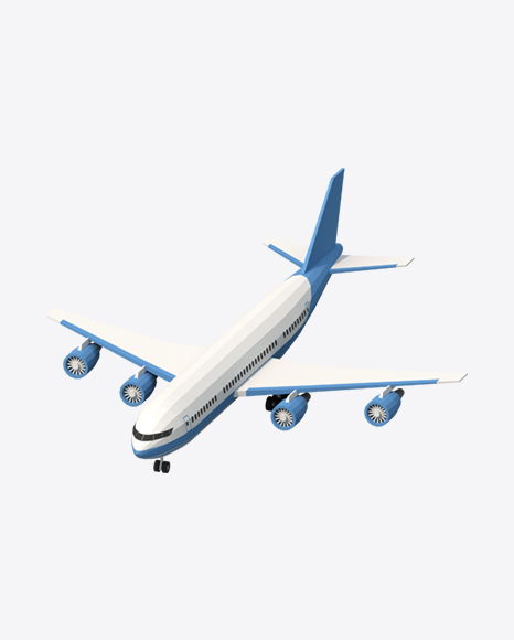 Free Low Poly Airplane