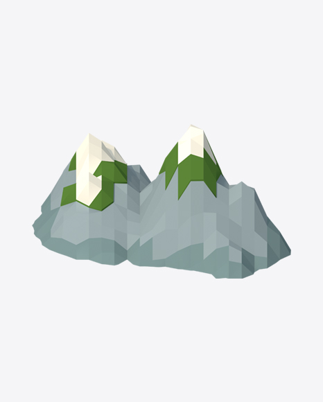 Free Low Poly Mountain