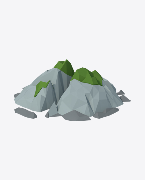 Free Low Poly Mountain