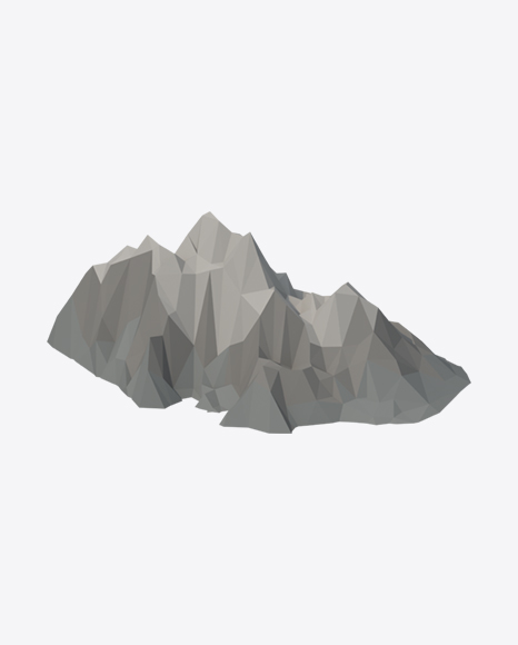 Free Low Poly Mountain