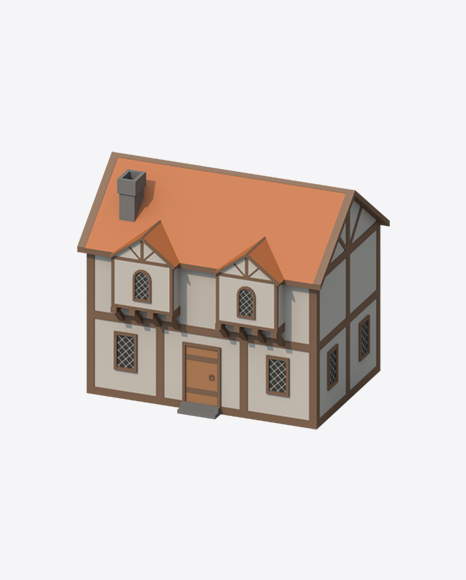 Download Low Poly House Transparent PNG on YELLOW Images