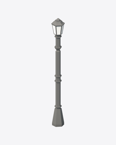 Free Low Poly Street Light