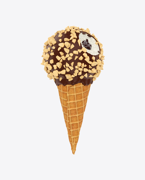 Free Chocolate Glazed Ice Cream Cone