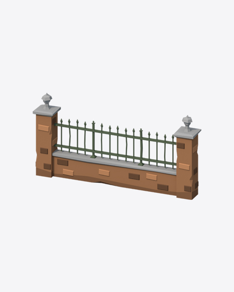 Free Low Poly Fence