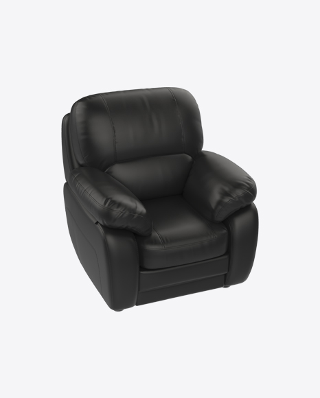 Free Black Leather Armchair