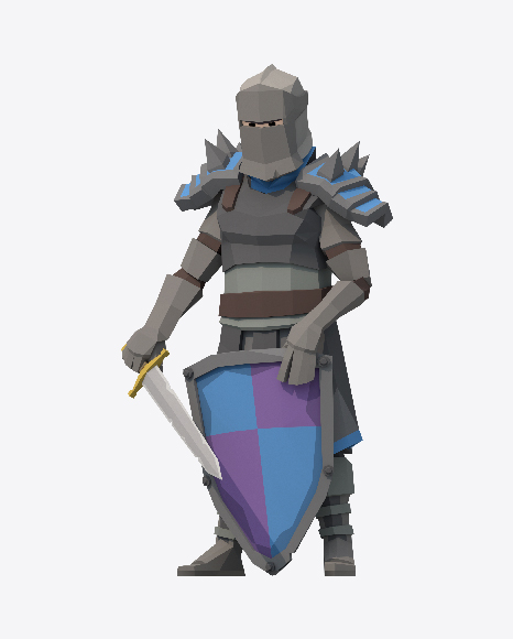 Free Low Poly Knight