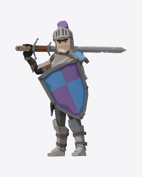 Free Low Poly Knight