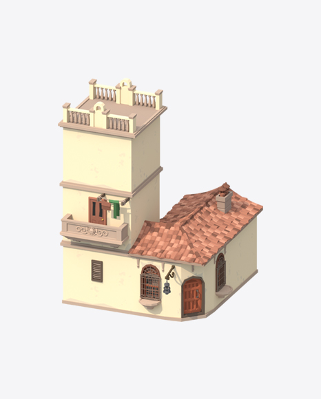 Free Low Poly Building