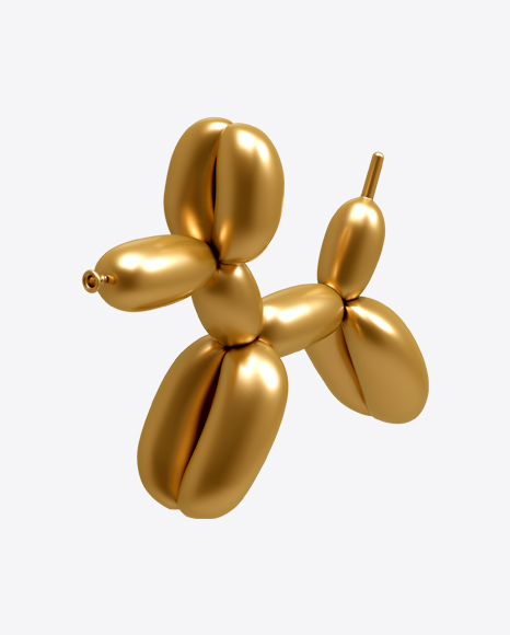 Free Golden Dog Balloon