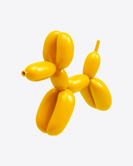 Free Yellow Balloon Dog