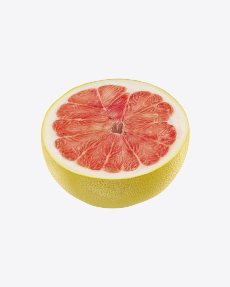 Free Half of Yellow Pomelo