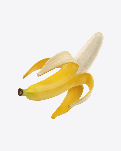 Free Half Peeled Banana