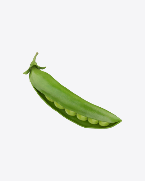 Free Half Opened Pea Pod