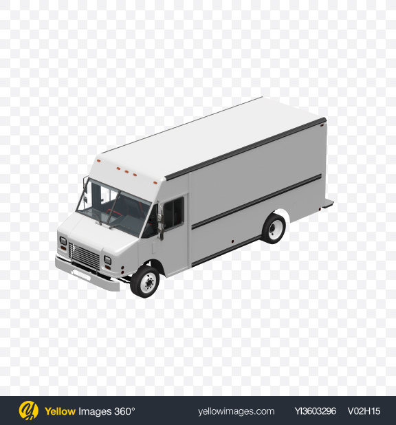 Download Download White Food Truck Transparent Png On Yellow Images