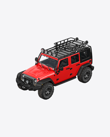 Free Red Off-Road SUV