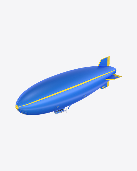 Download Download Blue Blimp Transparent Png On Yellow Images 360 PSD Mockup Templates