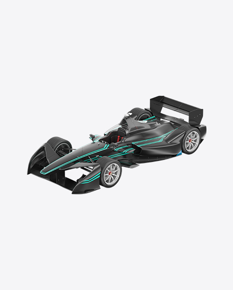 Free Black Electric Racing Car