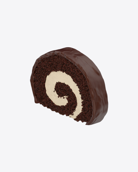 Free Chocolate Swiss Roll Slice